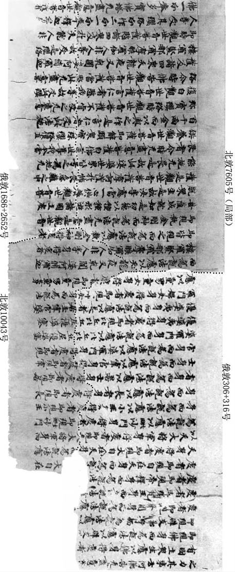 俄敦306號(hào)俄敦316號(hào)綴合組