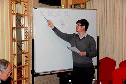 趙平安先生作報告